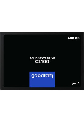 SSD 480Gb GoodRAM CL100 SATA III 2.5" TLC, Retail