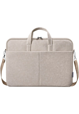 Сумка для ноутбука 15.6'' Defender Solid шкіра, кишеня, бежева