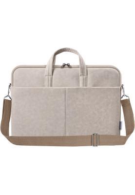 Сумка для ноутбука 15.6'' Defender Solid шкіра, кишеня, бежева