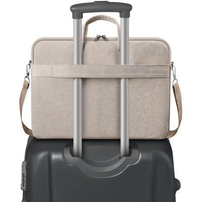 Сумка для ноутбука 15.6'' Defender Solid шкіра, кишеня, бежева