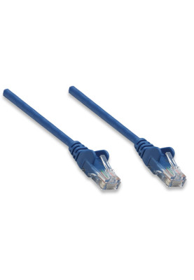 Патчкорд UTP Cat.5e ( 2м синій ), Intellinet, Біметал, ССА