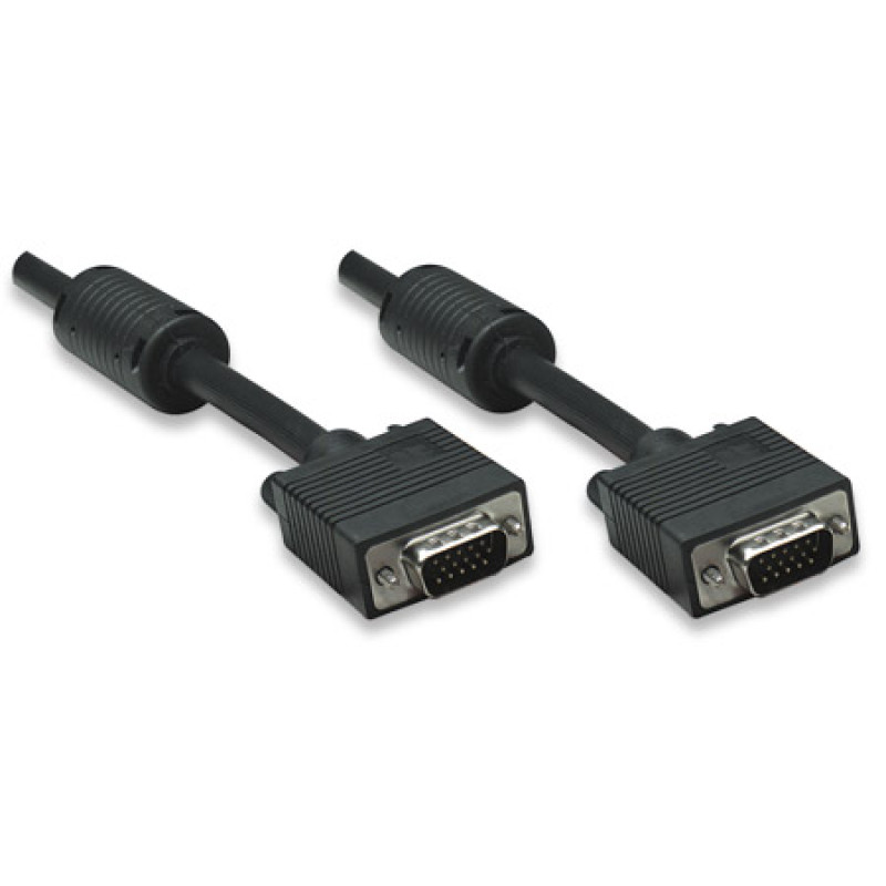 Кабель VGA 15M-15M,30.0 м, Manhattan, з феритами, екранований