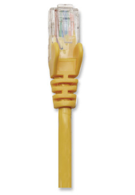 Патчкорд UTP Cat.5e ( 2м жовтий ), Intellinet, Біметал, ССА