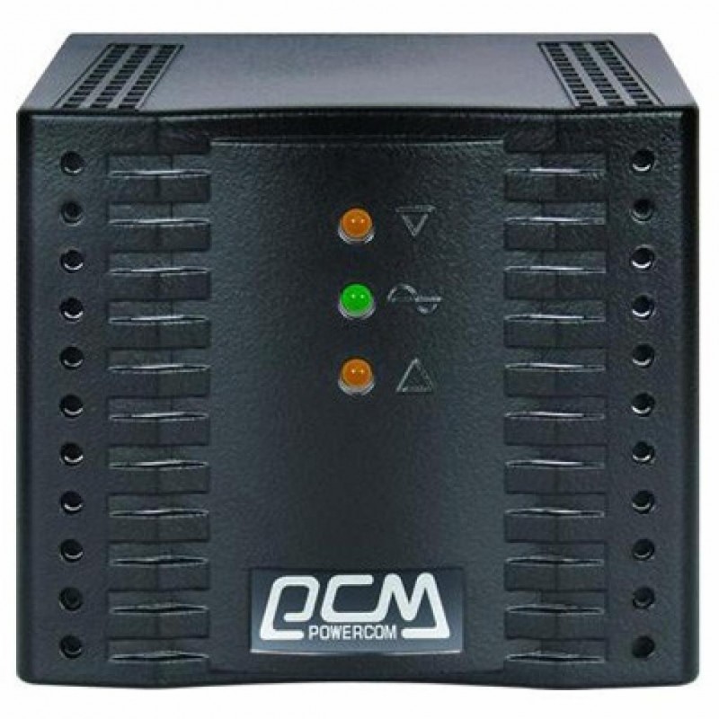 Стабілізатор напруги PowerCom TCA-600 чорний