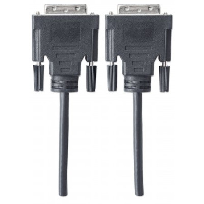 Кабель DVI-D 24M-24M, 1.8 м, Manhattan