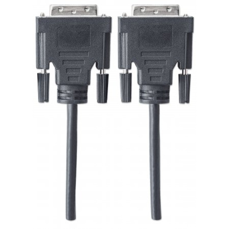 Кабель DVI-D 24M - 24M, 1.8 м, Manhattan