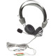 Навушники з мікрофоном  Manhattan Headset Stereo Silver
