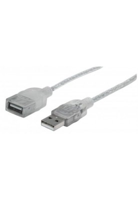 Кабель USB AM-AF (продовжувач), 1.8 м, Manhattan