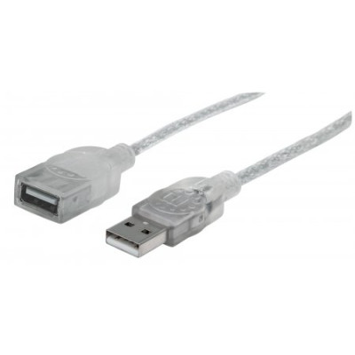 Кабель USB AM-AF (продовжувач), 1.8 м, Manhattan