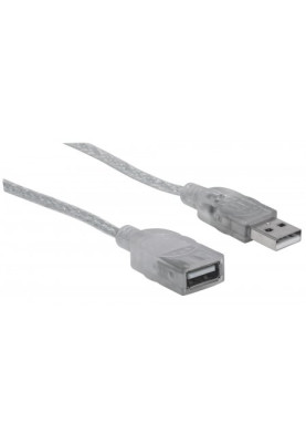 Кабель USB AM-AF (продовжувач), 1.8 м, Manhattan