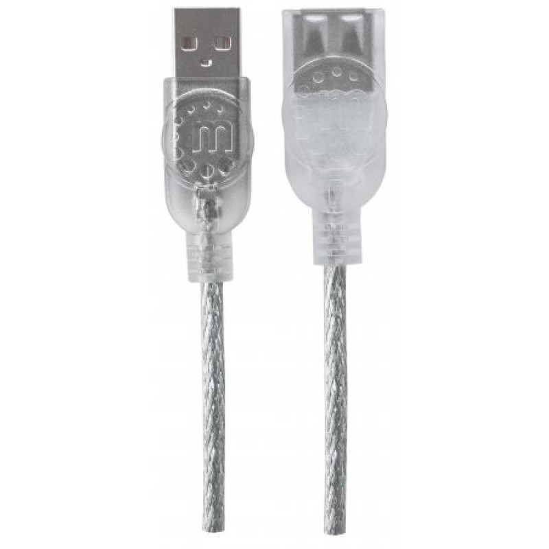 Кабель USB AM-AF (продовжувач), 1.8 м, Manhattan
