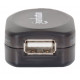 Кабель USB AM-AF (продовжувач),10.0 м, активний, RTL Manhattan