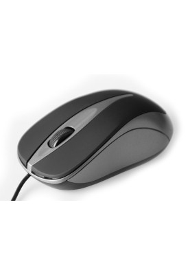 Мишка  Media-Tech  Plano, 3кн., 800dpi, темно-сіра (titanium)