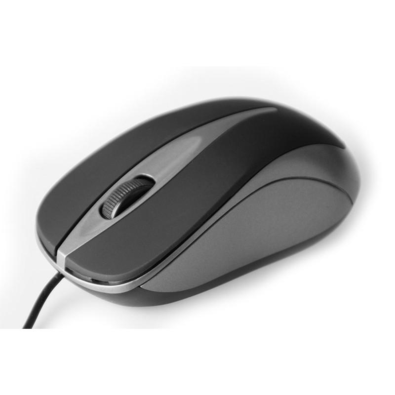 Мишка  Media-Tech  Plano, 3кн., 800dpi, темно-сіра (titanium)