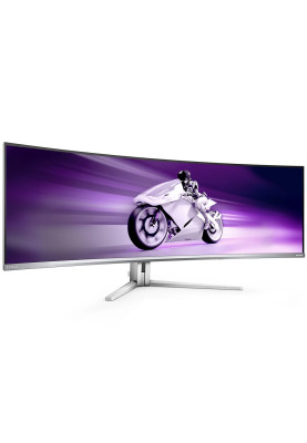 TFT 49" Philips 49M2C8900, OLED, DQHD, 240Hz, 0.03ms, 2хHDMI, DP, USB-C, USB-hub, HAS,колонки, білий