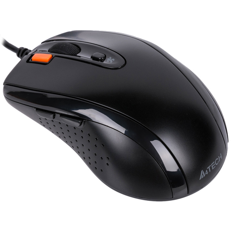 Мишка A4tech N-70FX для ноутбука, оптичний, V-Track, 1600 dpi, USB
