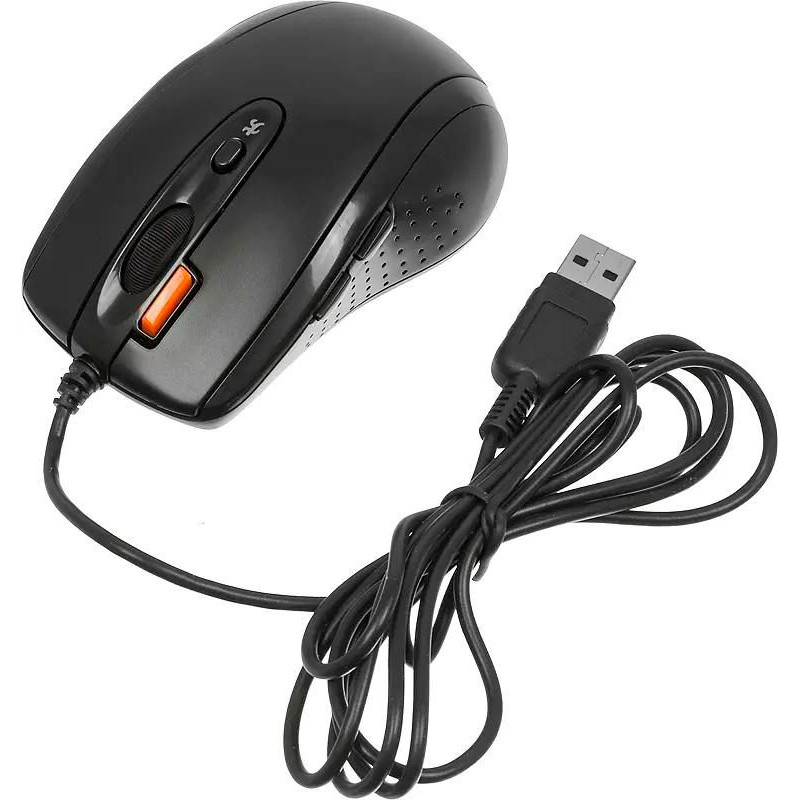 Мишка A4tech N-70FX для ноутбука, оптичний, V-Track, 1600 dpi, USB