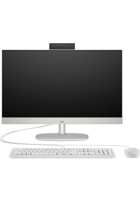 Моноблок 23.8" HP 24-cr1002ua AiO Ultra7-155U/16Gb/SSD512Gb/WiFi/Cam/K&M/DOS/Shell White