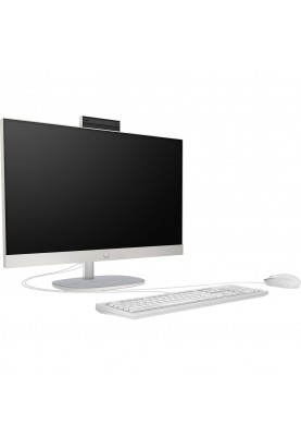 Моноблок 23.8" HP 24-cr1002ua AiO Ultra7-155U/16Gb/SSD512Gb/WiFi/Cam/K&M/DOS/Shell White