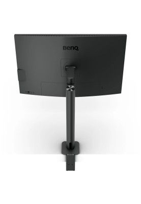 TFT 31.5" BenQ PD3205UA, IPS, 4K UHD, 99% sRGB, HDMI, DP, USB-С, USB-hub, HAS, колонки, темно- сірий