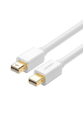 Кабель Mini DP Male to Male Cable 2m UGREEN MD111 Білий