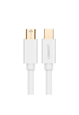 Кабель Mini DP Male to Male Cable 2m UGREEN MD111 Білий
