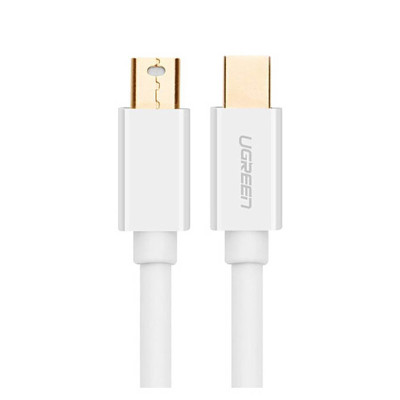 Кабель Mini DP Male to Male Cable 2m UGREEN MD111 Білий