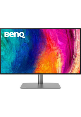 TFT 32" BenQ PD3225U, IPS, 4K, HDMI, DP, USB-C, USB hub, HAS, Pivot, темно-сірий