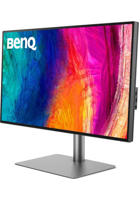 TFT 32" BenQ PD3225U, IPS, 4K, HDMI, DP, USB-C, USB hub, HAS, Pivot, темно-сірий