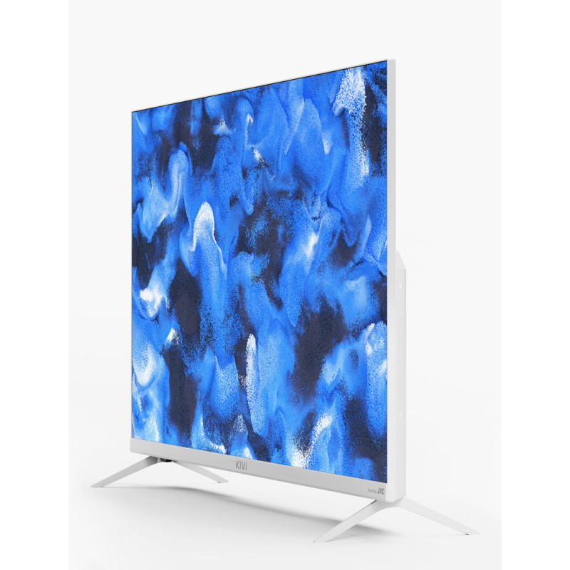 Телевізор 32 Kivi 32H740LW HD/Smart/Android 9.0/T2/Kivi Media/JVC Sound/Frameless/White