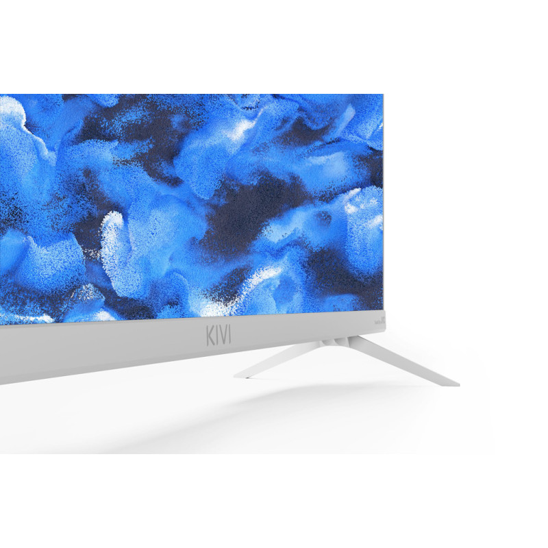 Телевізор 32 Kivi 32H740LW HD/Smart/Android 9.0/T2/Kivi Media/JVC Sound/Frameless/White