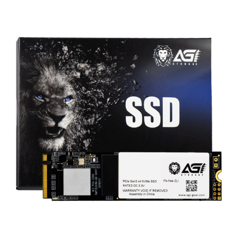 Накопичувач SSD 256GB AGI AI198 M.2 2280 PCIe Gen 3x4 NVMe TLC, Retail