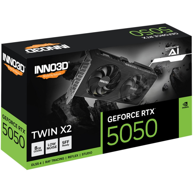 GeForce RTX5050 Inno3D TWIN X2, 8GB GDDR6 128bit PCI-E 5.0