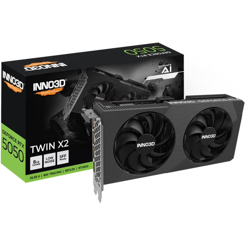 GeForce RTX5050 Inno3D TWIN X2, 8GB GDDR6 128bit PCI-E 5.0