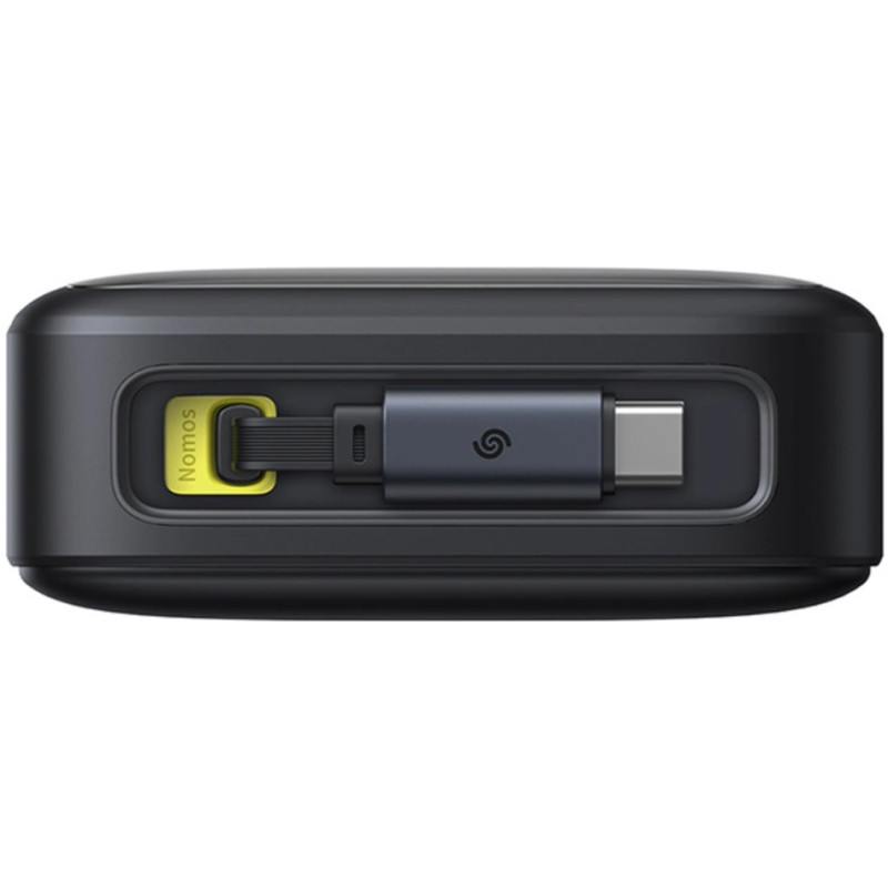 УМБ Baseus Free2Pull 20000mAh 65W PD, USB-C In/Out, built-in USB-C cable Black