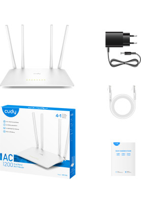 Маршрутизатор Cudy WR1200, AC1200 Wi-Fi Router