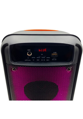 Акустична система 1.0 Media-Tech 14W, Bluetooth/FM/AUX/MicroSD/USB/RGB чорна