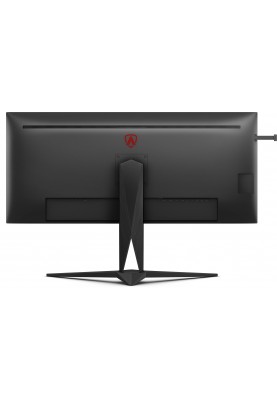 TFT 40" AOC AGON AG405UXC, WQHD, IPS, 144Гц, 1ms, 2xHDMI, DP, USB-C, USB-hub, HAS, чорний з червоним