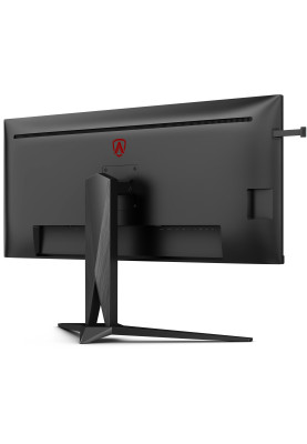 TFT 40" AOC AGON AG405UXC, WQHD, IPS, 144Гц, 1ms, 2xHDMI, DP, USB-C, USB-hub, HAS, чорний з червоним