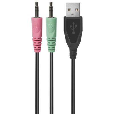 Ігрова гарнітура Defender X-Skull  кабель 2.1м, чорно-сіра