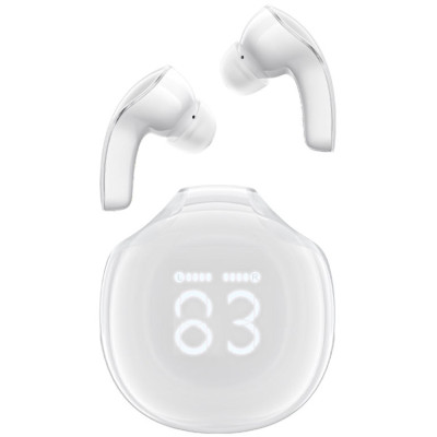 Навушники TWS Acefast T9 porcelain white Навушники TWS Acefast T9 porcelain white