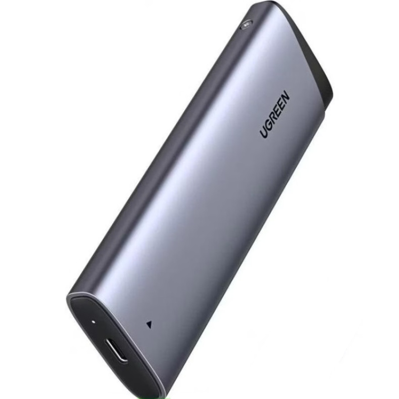 Зовнішня кишеня Ugreen CM767 USB 3.2 Gen 2 M.2 NVMe 10 Гбіт/с  Сіра