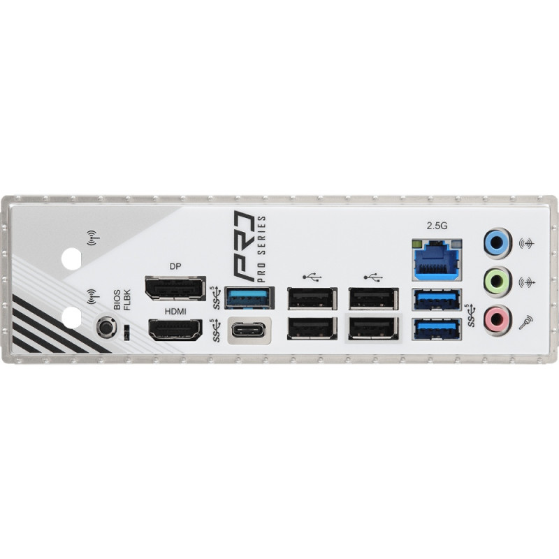 ASRock A620AM PRO RS (AM5/A620A, 4*DDR5, PCIex16, DP/HDMI, 2xSATA, 3xM.2, 2.5GLan, 8ch, mATX)