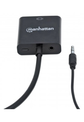 Перехідник HDMI M -> VGA F (з аудіо інтерфейсом) Manhattan