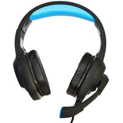Гарнітура Microlab G4, 3,5мм+USB, Black-Blue