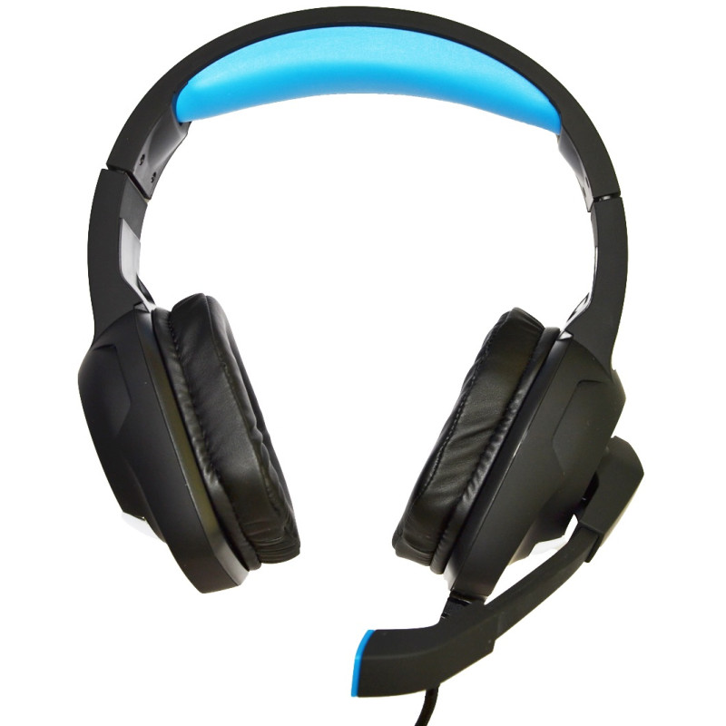 Гарнітура Microlab G4, 3,5мм+USB, Black-Blue