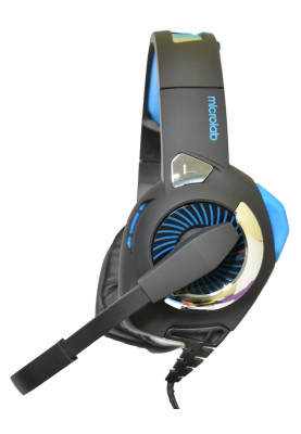 Гарнітура Microlab G4, 3,5мм+USB, Black-Blue
