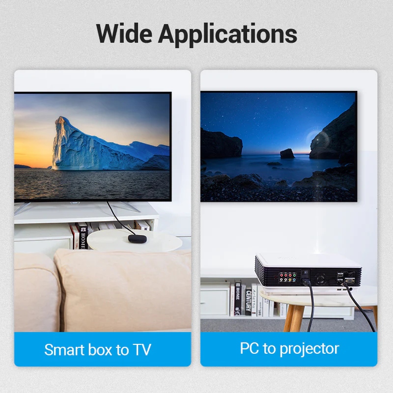 Кабель HDMI M - M, 2.0  м, V2.1, 8K 60Гц обплетення, чорний Vention