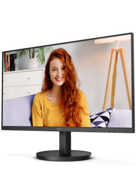TFT 23.8" AOC 24B3HMA2, VA, 100Hz, 1ms, VGA, HDMI, колонки, чорний