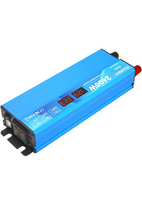 Інвертор автомобільний Choetech 12\220V 2600W (1300Вт), чиста синусоїда